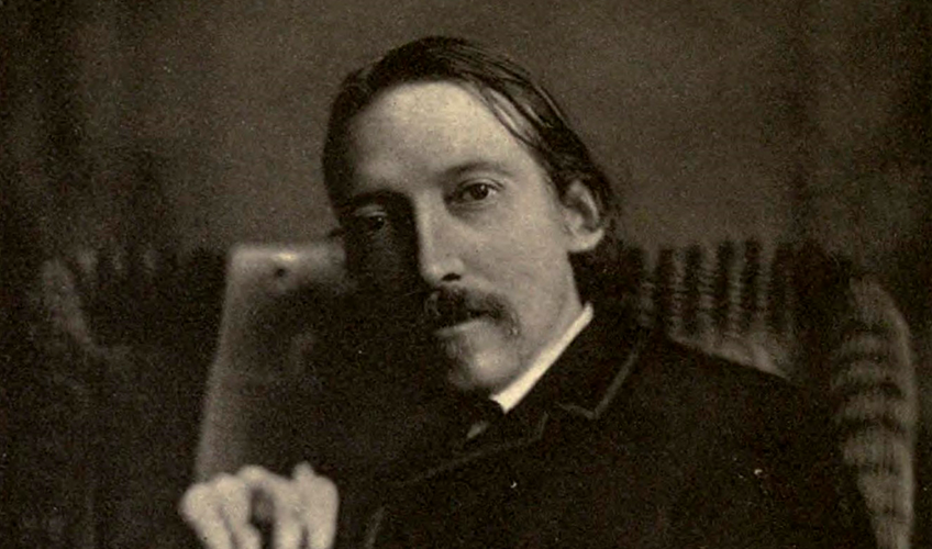 Portræt af Robert Louis Stevenson