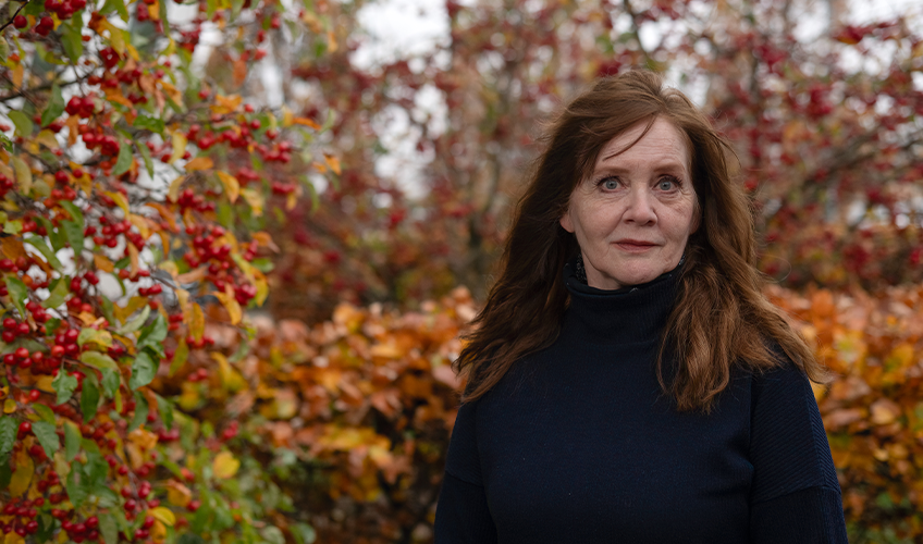 Portræt af Auður Ava Ólafsdóttir