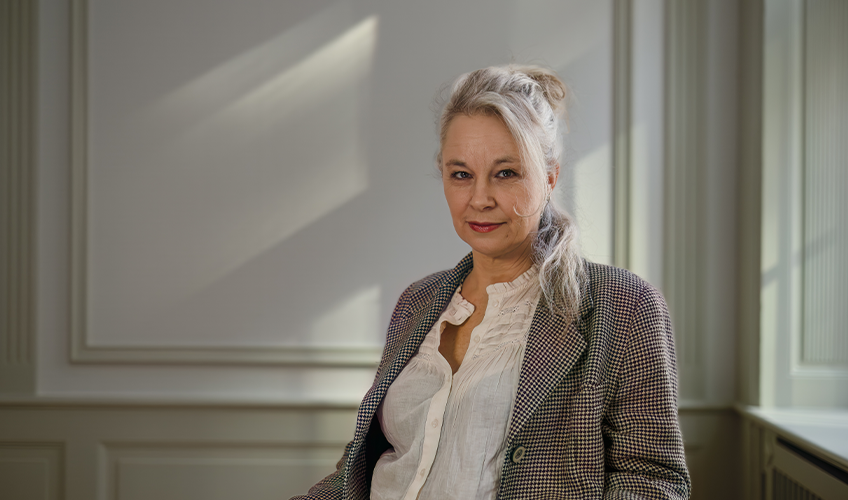 portræt af Sara Stridsberg